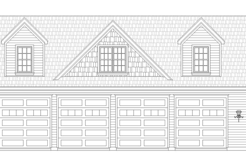 House Plan Design - Exterior - Other Elevation 1 for Traditional House Plan #932-407 - 2 bed, 2.5 bath