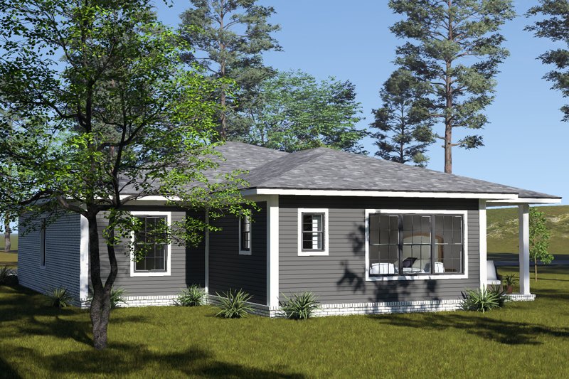 Architectural House Design - Exterior - Other Elevation 3 for Modern House Plan #513-2468 - 4 bed, 3 bath