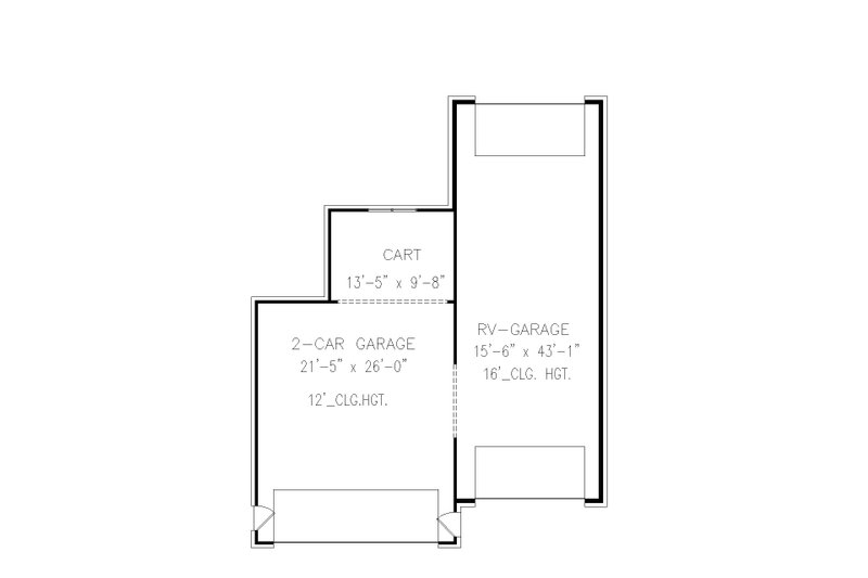 Architectural House Design - Floor Plan - Main Floor for Country House Plan #54-560, 0 bath