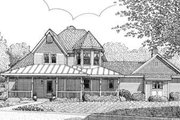 Victorian Style House Plan - 3 Beds 2.5 Baths 1986 Sq/Ft Plan #410-392 