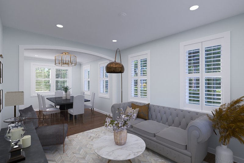 House Design - Interior - Family Room 3 for Farmhouse House Plan #1060-262 - 4 bed, 2.5 bath
