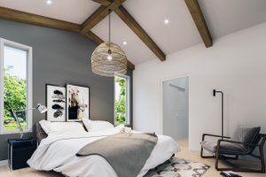 Interior - Bedroom for Contemporary House Plan #23-2727 - 2 bed, 2 bath