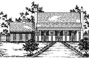 Traditional Exterior - Front Elevation Plan #36-138