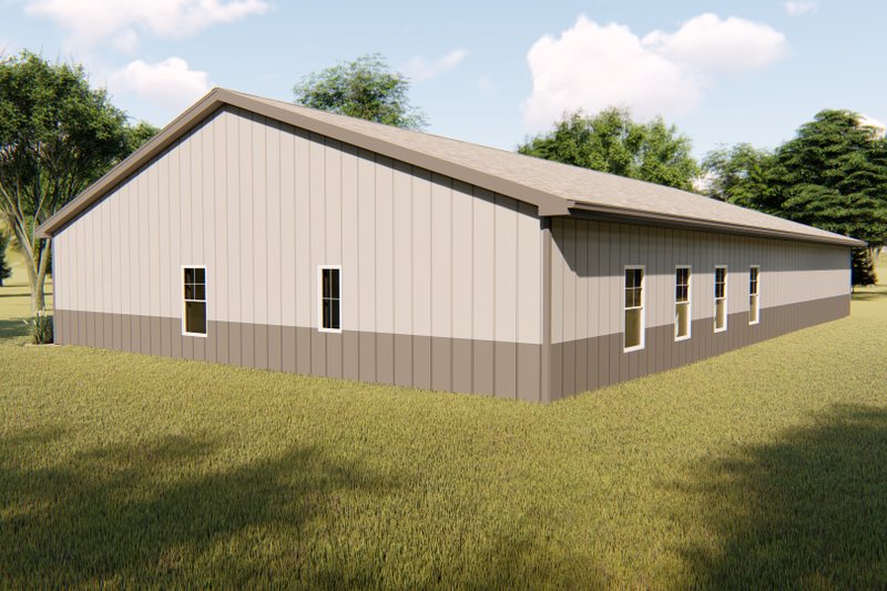 Architectural House Design - Exterior - Other Elevation 1 for Barndominium House Plan #455-262 - 3 bed, 2 bath