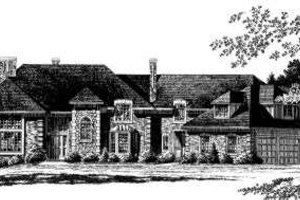 European Exterior - Front Elevation Plan #328-121