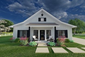 Home Plan - Farmhouse Exterior - Front Elevation Plan #126-234