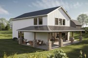 Barndominium Style House Plan - 2 Beds 2.5 Baths 2076 Sq/Ft Plan #455-595 