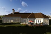 Ranch Style House Plan - 2 Beds 2.5 Baths 4373 Sq/Ft Plan #70-1293 