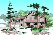 Bungalow Style House Plan - 5 Beds 3 Baths 2851 Sq/Ft Plan #60-358 