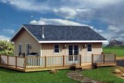 Ranch Style House Plan - 2 Beds 1 Baths 576 Sq/Ft Plan #312-755 