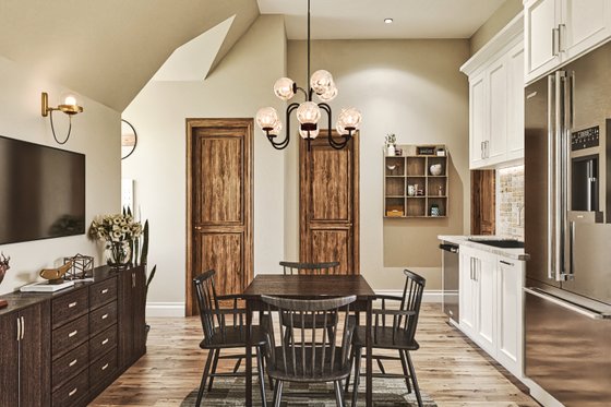 Interior - Kitchen 1 for Modern House Plan #54-579, 0 bath