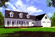 Farmhouse Style House Plan - 3 Beds 2.5 Baths 1852 Sq/Ft Plan #21-127 