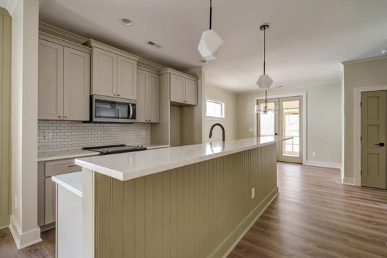 Interior - Kitchen for Traditional House Plan #79-160 - 3 bed, 2 bath