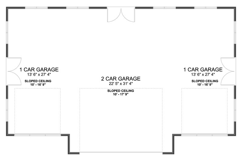 Home Plan - Floor Plan - Main Floor for Modern House Plan #1060-501, 0 bath
