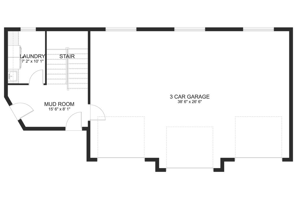 Farmhouse Style House Plan - 1 Beds 1 Baths 1271 Sq/Ft Plan #1060-183 ...