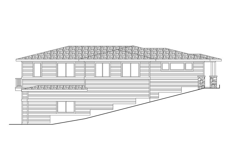 Architectural House Design - Exterior - Other Elevation 1 for Contemporary House Plan #124-1393 - 3 bed, 2 bath