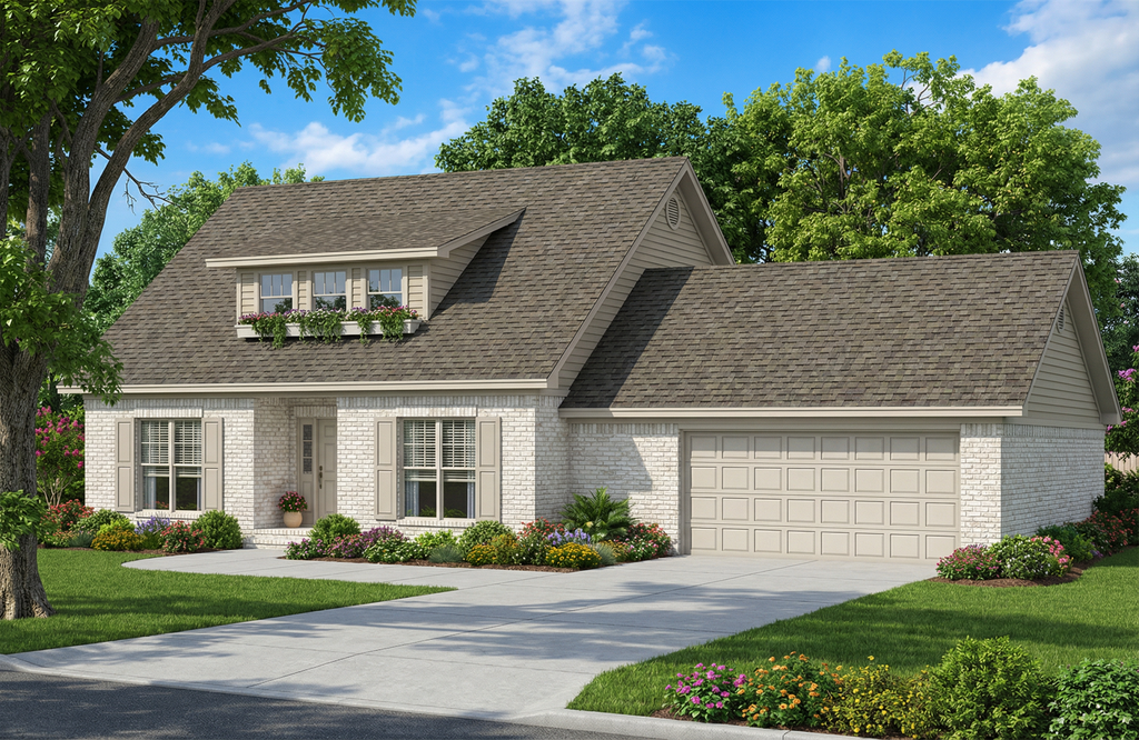 Exterior - Front Elevation 2 for Colonial House Plan #17-237 - 3 bed, 2.5 bath
