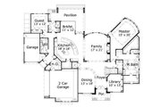 Traditional Style House Plan - 4 Beds 4.5 Baths 5003 Sq/Ft Plan #411-635 