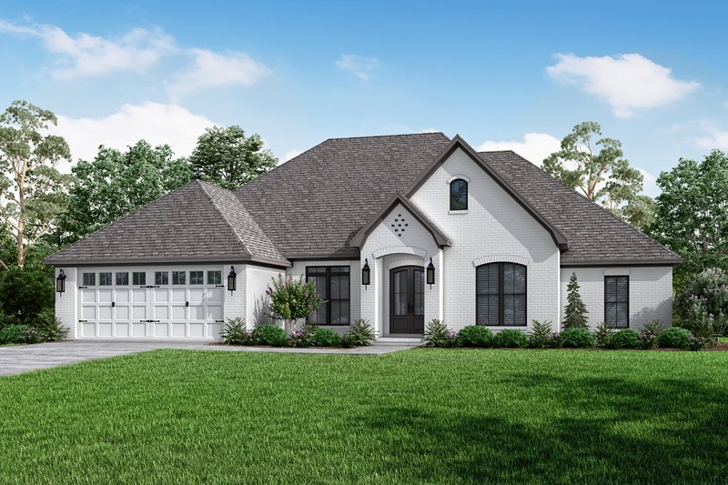 Dream House Plan - Exterior - Front Elevation 3 for European House Plan #430-129 - 4 bed, 2.5 bath