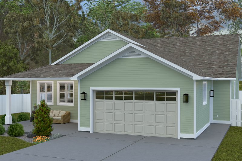 Dream House Plan - Exterior - Front Elevation 3 for Farmhouse House Plan #1060-415 - 3 bed, 2.5 bath