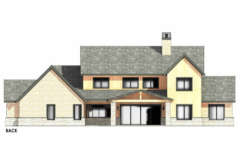 Home Plan - Exterior - Front Elevation 9 for Craftsman House Plan #1096-194 - 5 bed, 5.5 bath