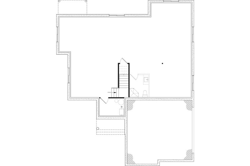 Dream House Plan - Floor Plan - Lower Floor for Ranch House Plan #23-2657 - 3 bed, 1.5 bath