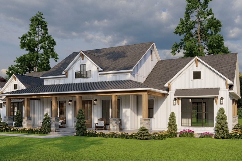 Home Plan - Exterior - Other Elevation for Farmhouse House Plan #923-435 - 3 bed, 4.5 bath