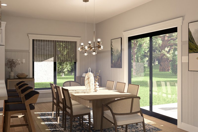 House Plan Design - Interior - Dining Room for Modern House Plan #455-397 - 3 bed, 2 bath