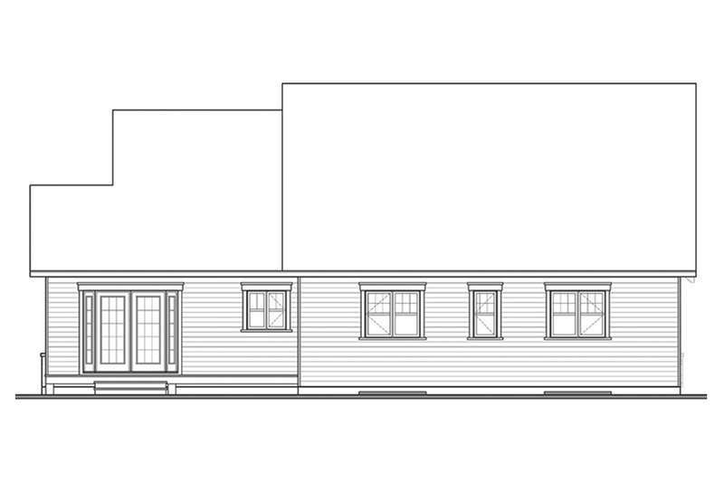 Dream House Plan - Exterior - Rear Elevation for Ranch House Plan #23-2622 - 3 bed, 2.5 bath