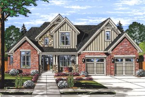 Traditional Exterior - Front Elevation Plan #46-879