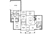 Southern Style House Plan - 3 Beds 2 Baths 2477 Sq/Ft Plan #36-413 