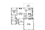 European Style House Plan - 3 Beds 2.5 Baths 2339 Sq/Ft Plan #124-644 