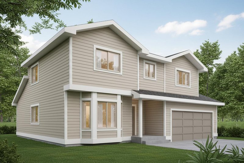 Home Plan - Traditional Exterior - Front Elevation Plan #95-229