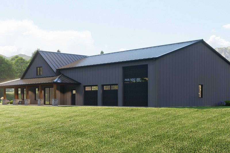 House Blueprint - Exterior - Other Elevation 2 for Country House Plan #1064-279 - 3 bed, 2.5 bath