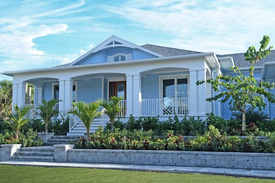 Exterior - Front Elevation 3 for Cottage House Plan #938-130 - 3 bed, 3 bath