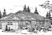 Traditional Style House Plan - 3 Beds 2 Baths 1142 Sq/Ft Plan #18-1030 