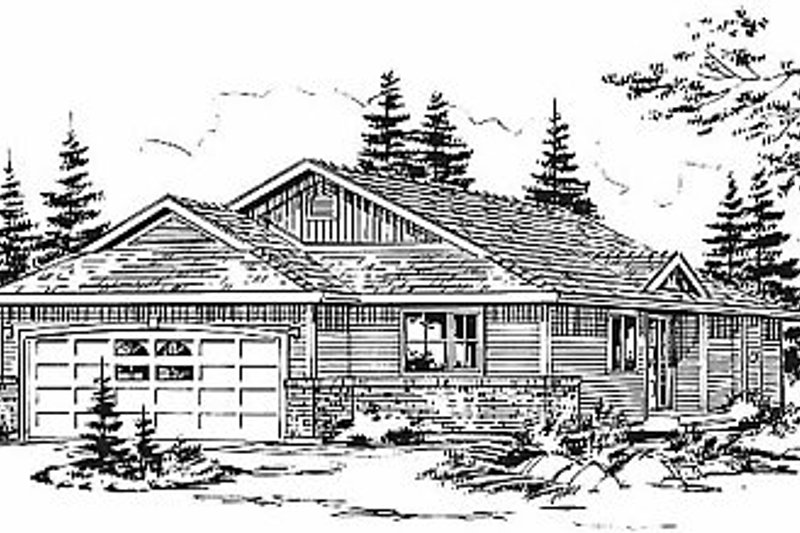House Plan Design - Traditional Exterior - Front Elevation Plan #18-1030