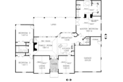 Mediterranean Style House Plan - 3 Beds 2 Baths 2020 Sq/Ft Plan #56-158 