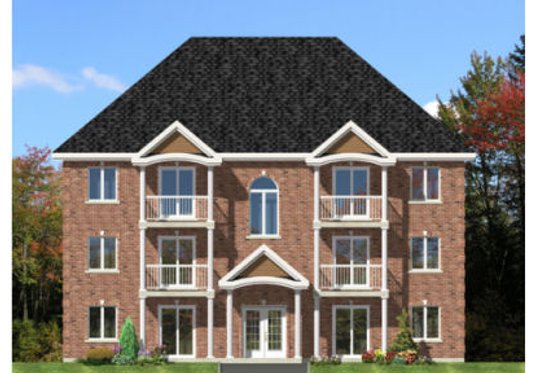 Exterior - Front Elevation for European House Plan #138-264 - 2 bed, 1 bath