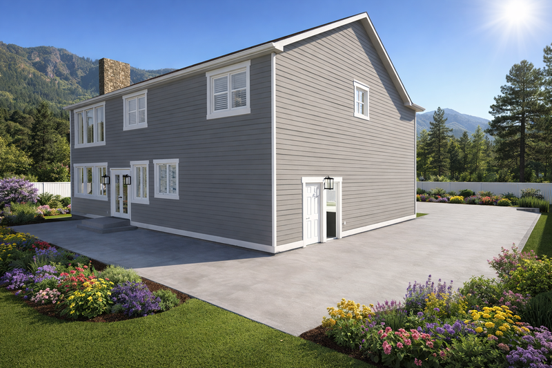 House Blueprint - Exterior - Other Elevation 1 for Traditional House Plan #1060-472 - 3 bed, 2.5 bath