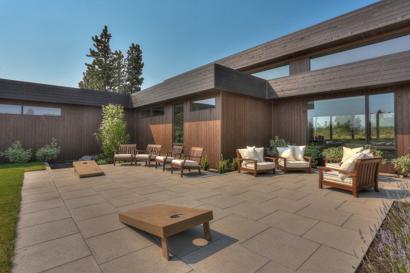 Architectural House Design - Front Patio