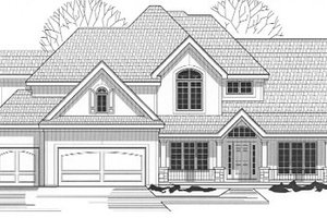 Traditional Exterior - Front Elevation Plan #67-768