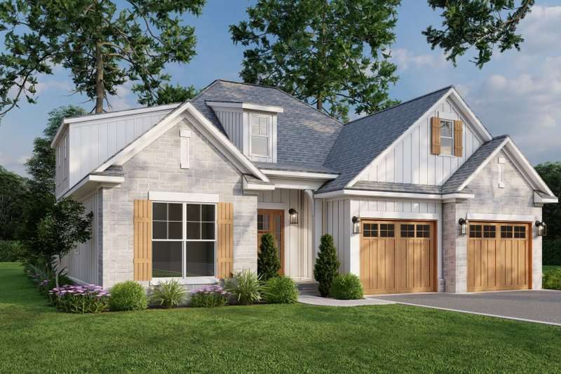 Home Plan - Traditional Exterior - Front Elevation Plan #17-2465