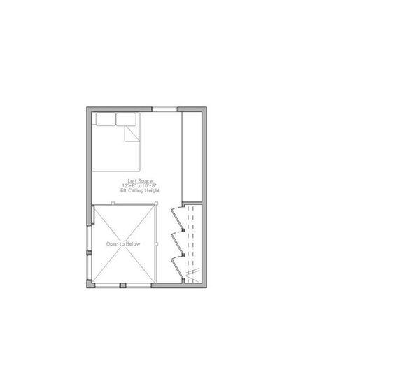 Modern Floor Plan - Upper Floor Plan #914-4