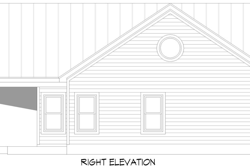 Dream House Plan - Exterior - Other Elevation 1 for Contemporary House Plan #932-1179 - 2 bed, 1.5 bath