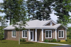 House Blueprint - Exterior - Other Elevation for Cottage House Plan #513-2438 - 3 bed, 2 bath