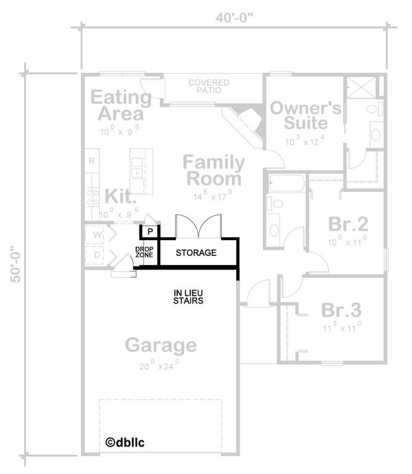 Architectural House Design - Traditional Floor Plan - Other Floor Plan #20-2352