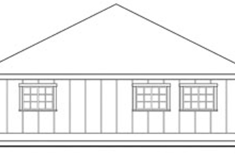 House Design - Exterior - Other Elevation 1 for Traditional House Plan #124-801, 0 bath