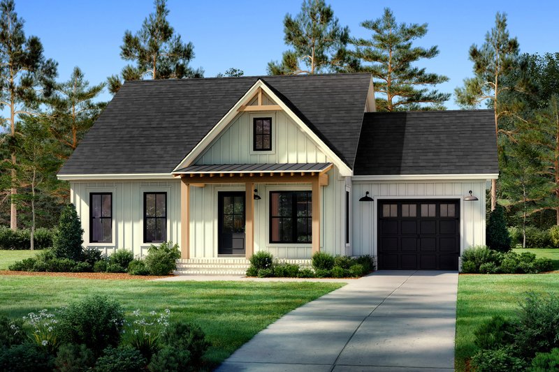 Farmhouse Style House Plan - 2 Beds 2 Baths 996 Sq/Ft Plan #430-343 ...