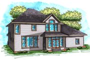 Traditional Style House Plan - 4 Beds 3.5 Baths 3217 Sq/Ft Plan #70-1038 